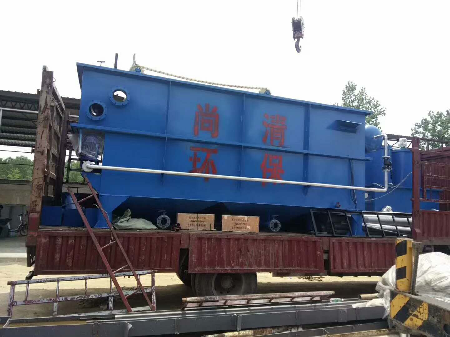 污水處理設(shè)備-氣浮沉淀一體機(jī)工藝